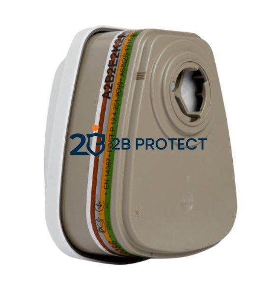 Фільтр комбінований 3M&trade; 6099 A2B2E2K2HgP3 + Формальдегід 7100104327 фото