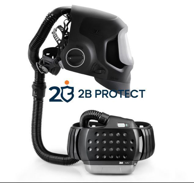 Зварювальна маска 3M&trade; Speedglas&trade; G5-03 Pro Air зі зварювальним фільтром G5-01/03TW та системою 3M&trade; Adflo&trade;, 637720 7100318464 фото